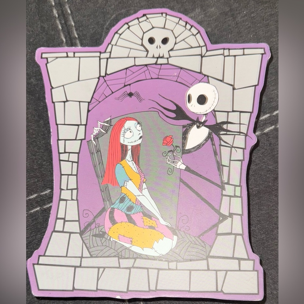Disney Purple Nightmare Before Christmas Wooden Wall Decor